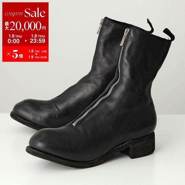 GUIDI（グイディ） フロントジップブーツ PL2 メンズ ホースレザー