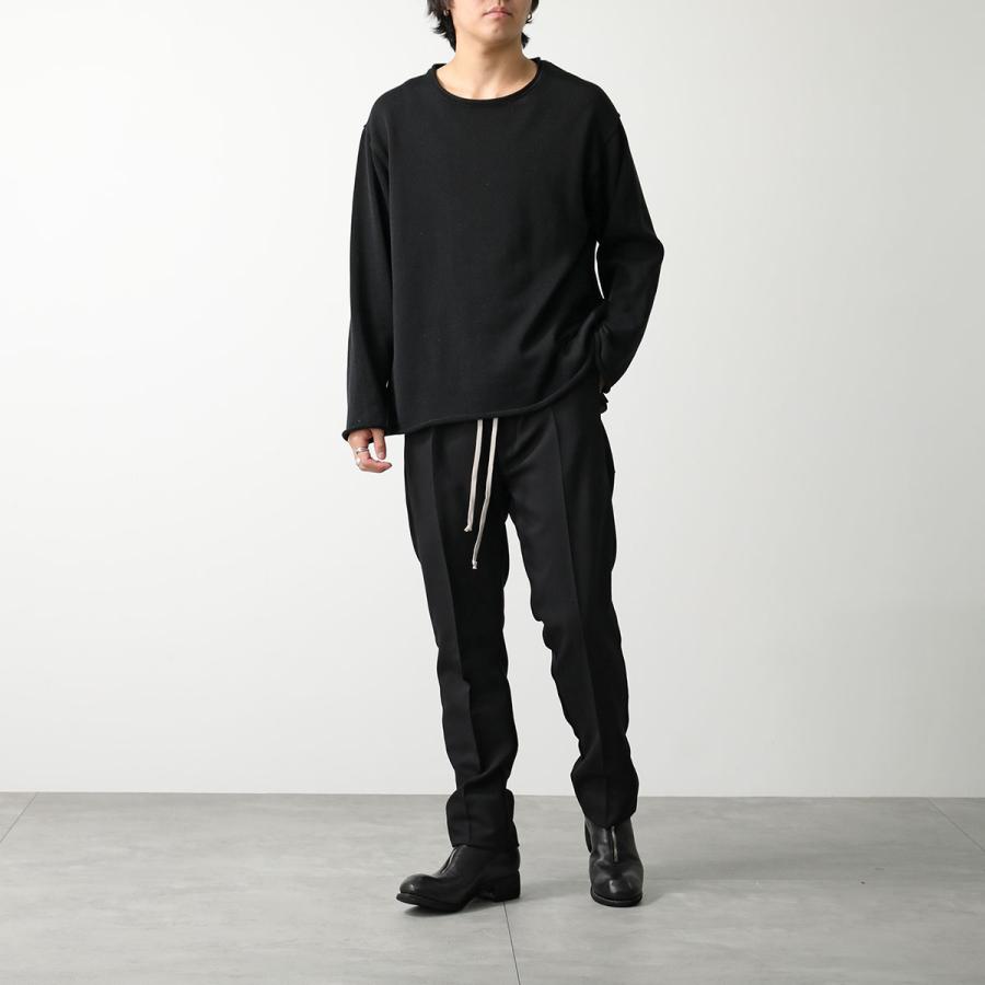 GUIDI グイディ フロントジップブーツ PL2 メンズ ホースレザー フルグレイン ハーフブーツ ミドル Vibram ビブラムソール シューズ 靴 BLKTの画像