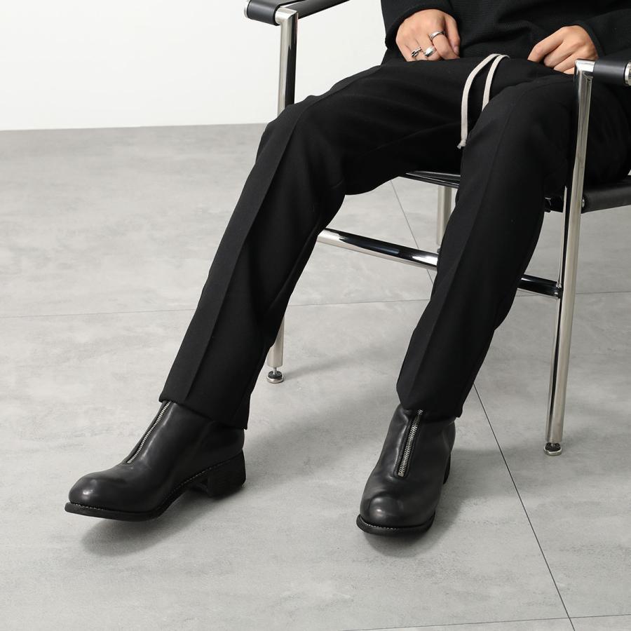 GUIDI（グイディ） フロントジップブーツ PL2 メンズ ホースレザー