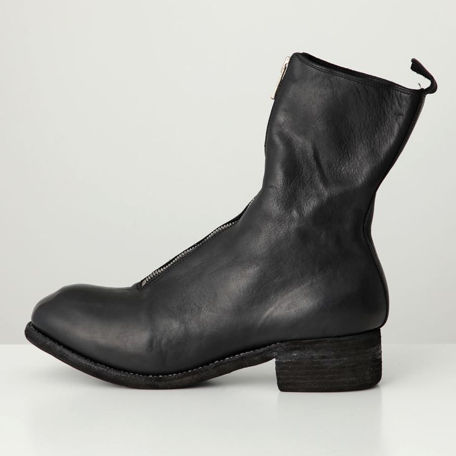 GUIDI（グイディ） フロントジップブーツ PL2 メンズ ホースレザー