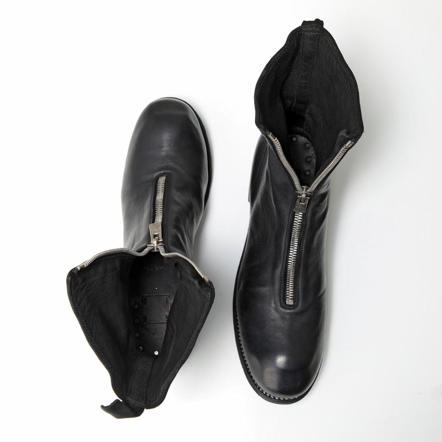 GUIDI（グイディ） フロントジップブーツ PL2 メンズ ホースレザー