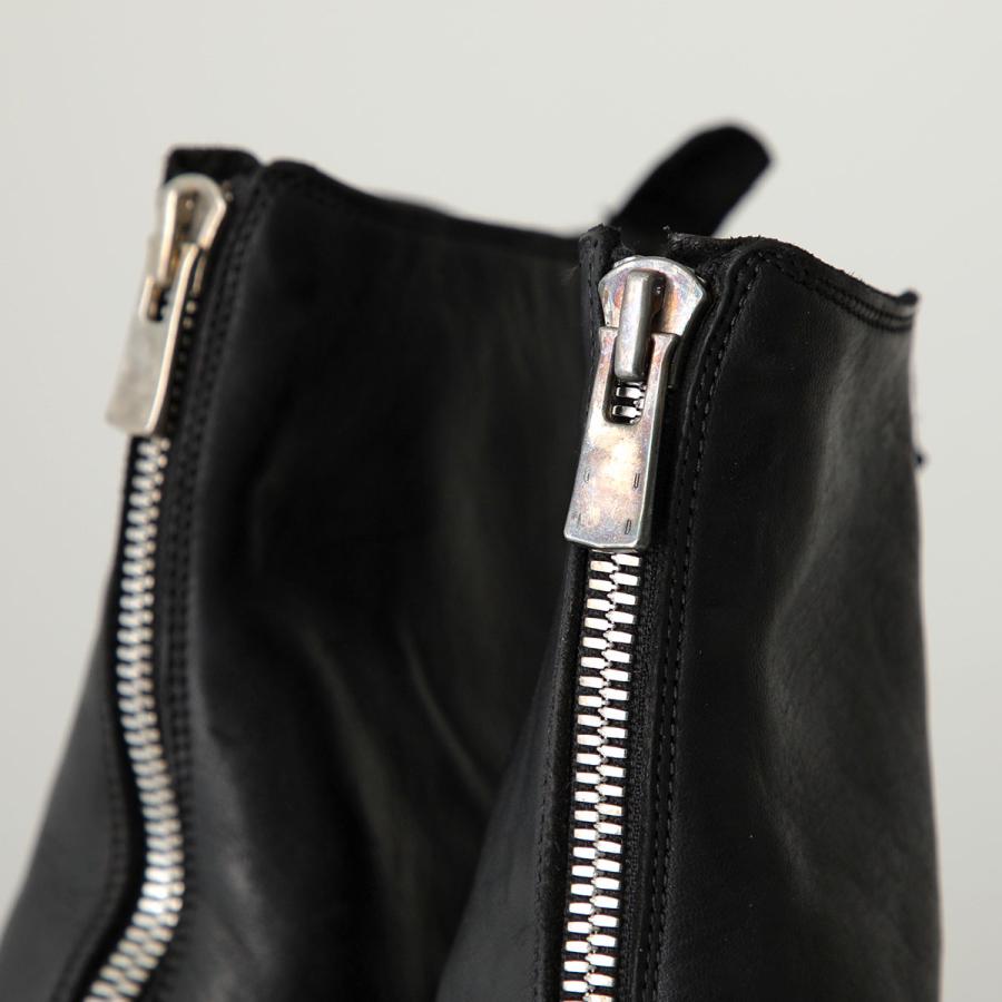 GUIDI（グイディ） フロントジップブーツ PL2 メンズ ホースレザー