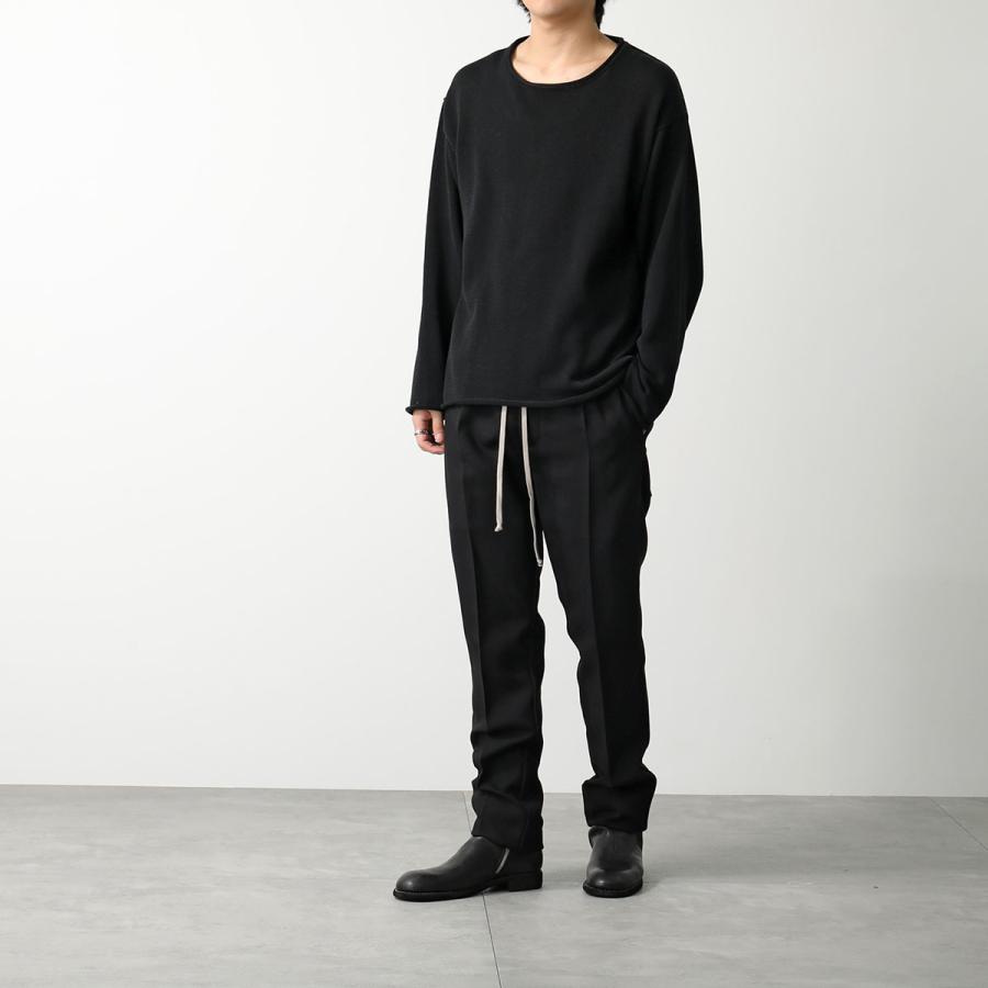 GUIDI グイディ サイドジップブーツ 698 メンズ ホースレザー フルグレイン ハーフブーツ ミドル Vibram ビブラムソール シューズ 靴 BLKTの画像