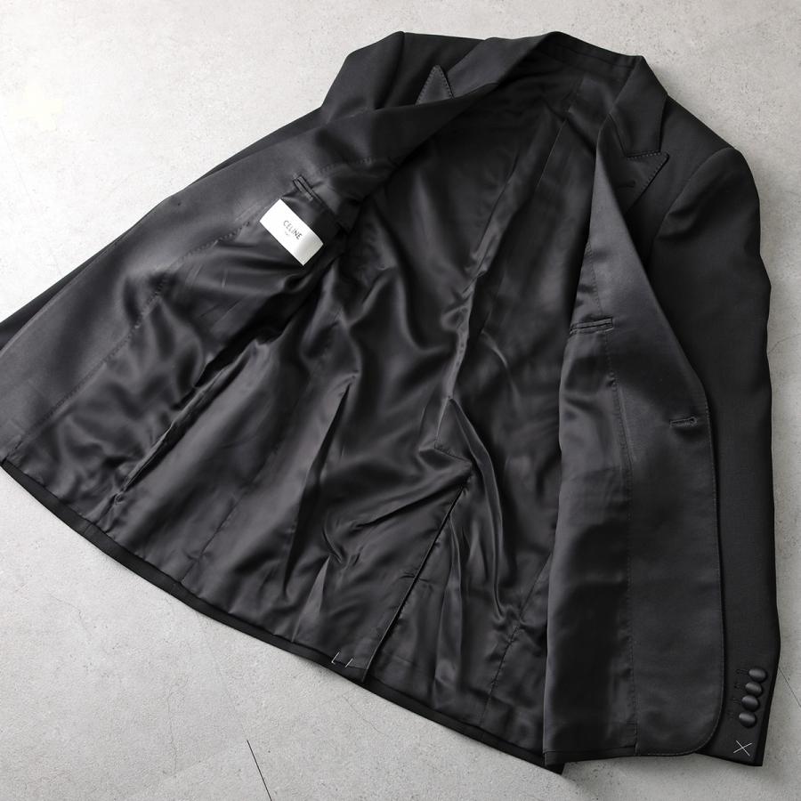 CELINE セリーヌ ジャケット 2V26M043R.38NO メンズ サテン切替 CELINE セリーヌ ジャケット 2V26M043R.38NO メンズ サテン切替