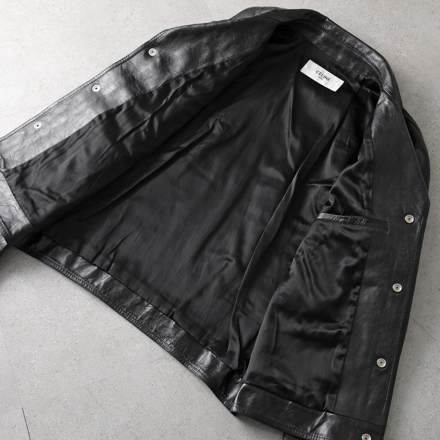 CELINE セリーヌ レザージャケット 2EK17602V.38NO メンズ CELINE セリーヌ レザージャケット 2EK17602V.38NO メンズ