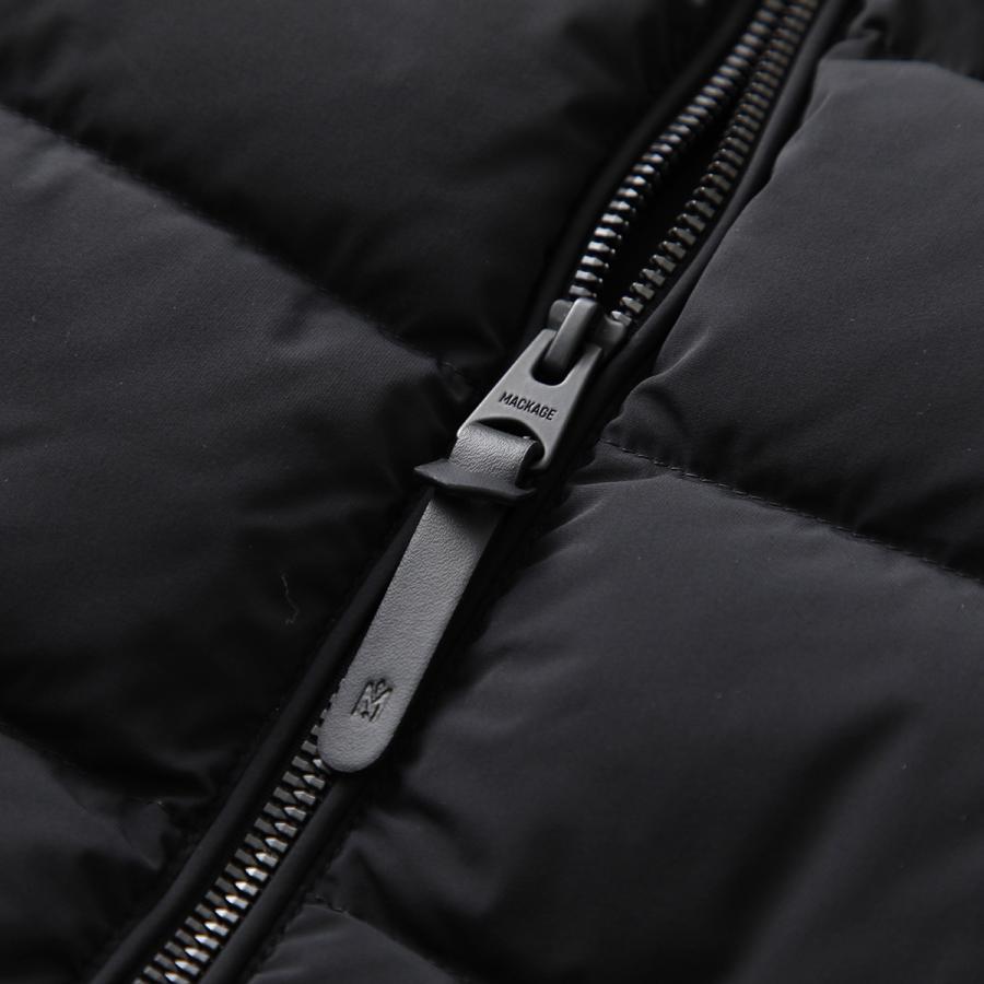 MACKAGE マッカージュ ダウンべスト BOBBIE-Z メンズ ジレ ロゴ スタンドカラー 撥水 カラー2色 | Mackage | 13