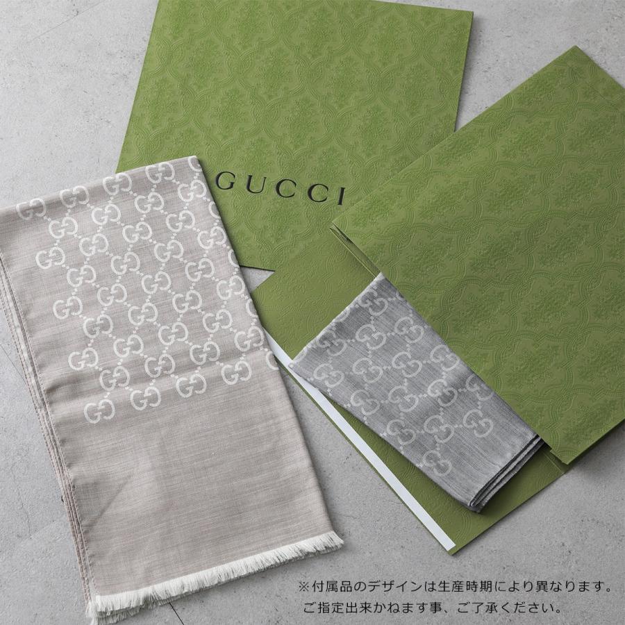 GUCCI（グッチ） マフラー 387574 4G200 メンズ ウール ストール