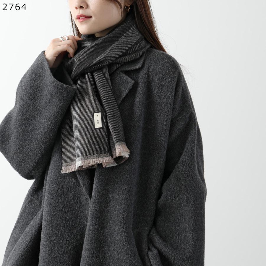 GUCCI（グッチ） マフラー 387574 4G200 メンズ ウール ストール