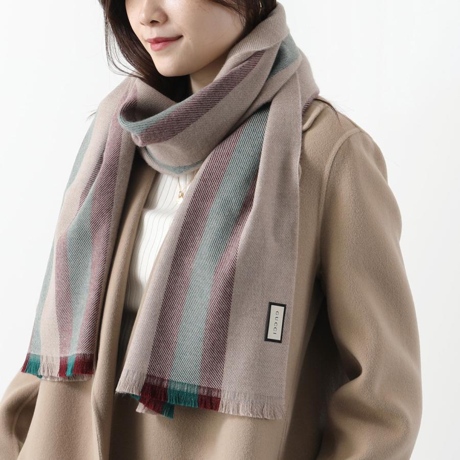 GUCCI（グッチ） マフラー 387574 4G200 メンズ ウール ストール