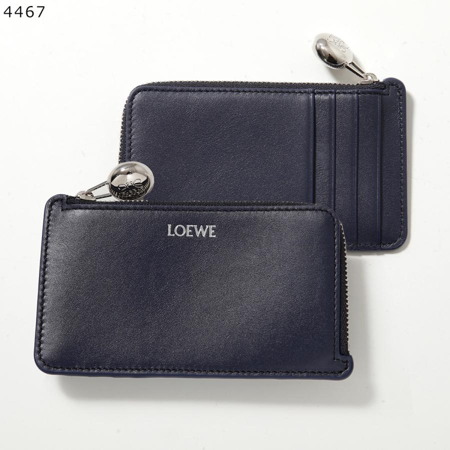 NEW LOEWE ペブル カードホルダー Black CANBZ40X01 LOEWE ロエベ コインケース PEBBLE ペブル CANBZ40X01