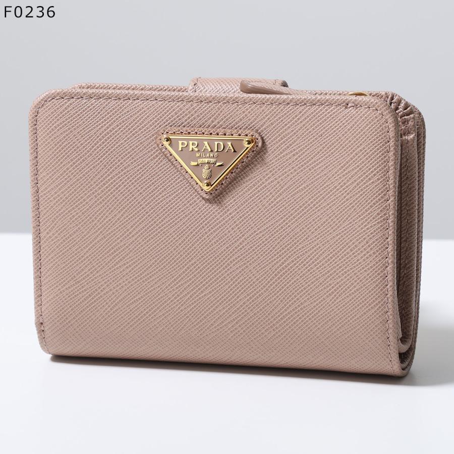 PRADA（プラダ） 二つ折り財布 1ML018 QHH レディース サフィアーノ