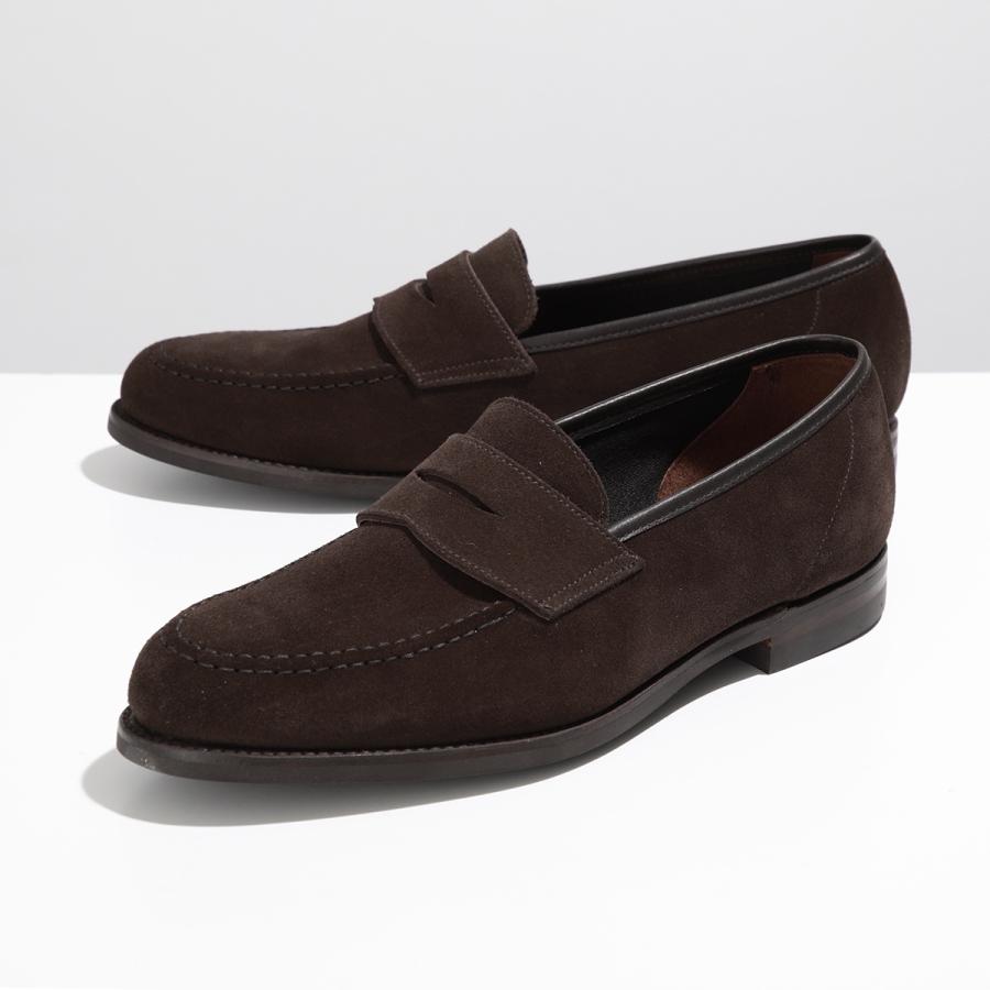 美品 Crockett&Jones プレーントゥ スウェード ダークネイビー 美品 Crockett&Jones プレーントゥ スウェード ダークネイビー