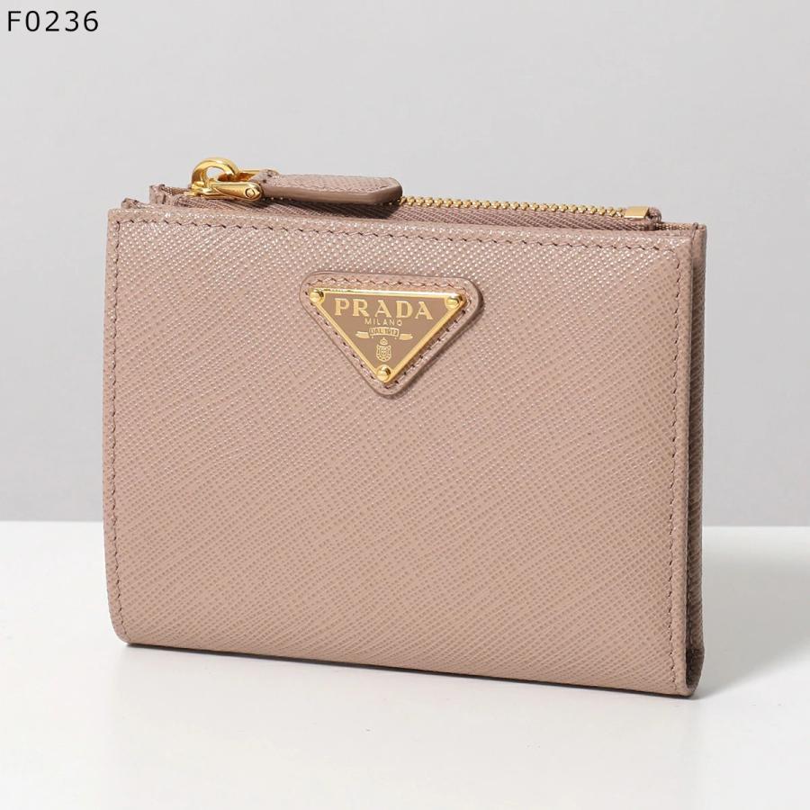 PRADA（プラダ） 二つ折り財布 1ML050 QHH レディース サフィアーノ