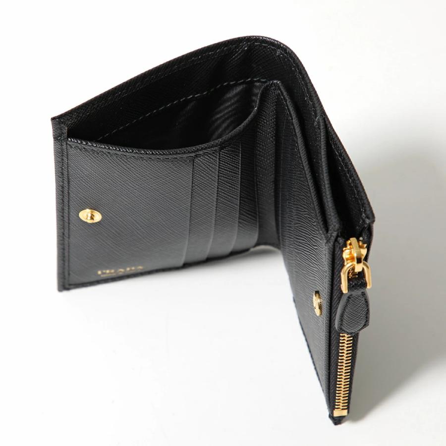 PRADA（プラダ） 二つ折り財布 1ML050 QHH レディース サフィアーノ