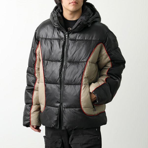 DIESEL W-AVES デニム パファージャケット 44 L オーバーサイズ DIESEL（ディーゼル） パファージャケット W-OSTEND A14405 0DBCH