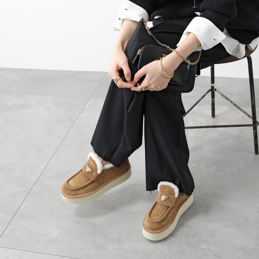 PRADA プラダ ローファー 1D717N FZG50 レディース スウェード PRADA プラダ ローファー 1D717N FZG50 レディース スウェード