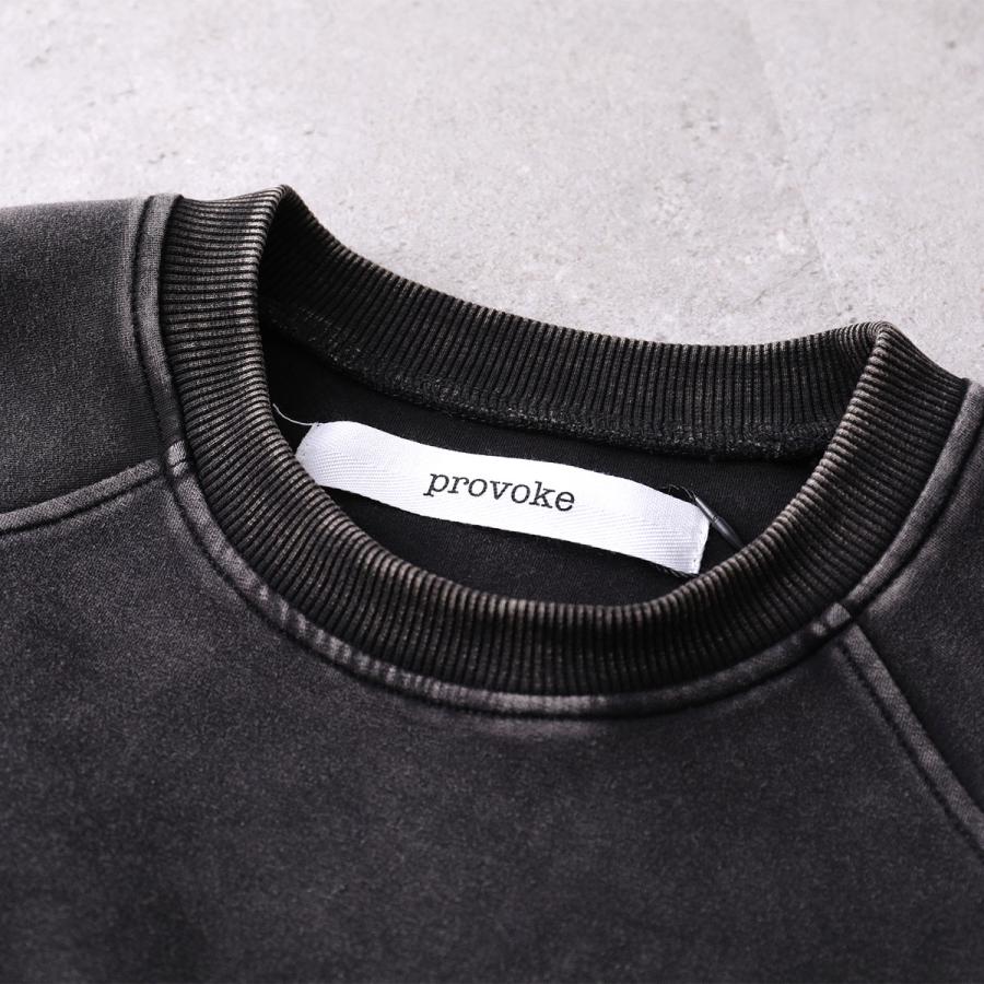 PROVOKE プロヴォーク スウェットシャツ pigment sweat mini dress PV 