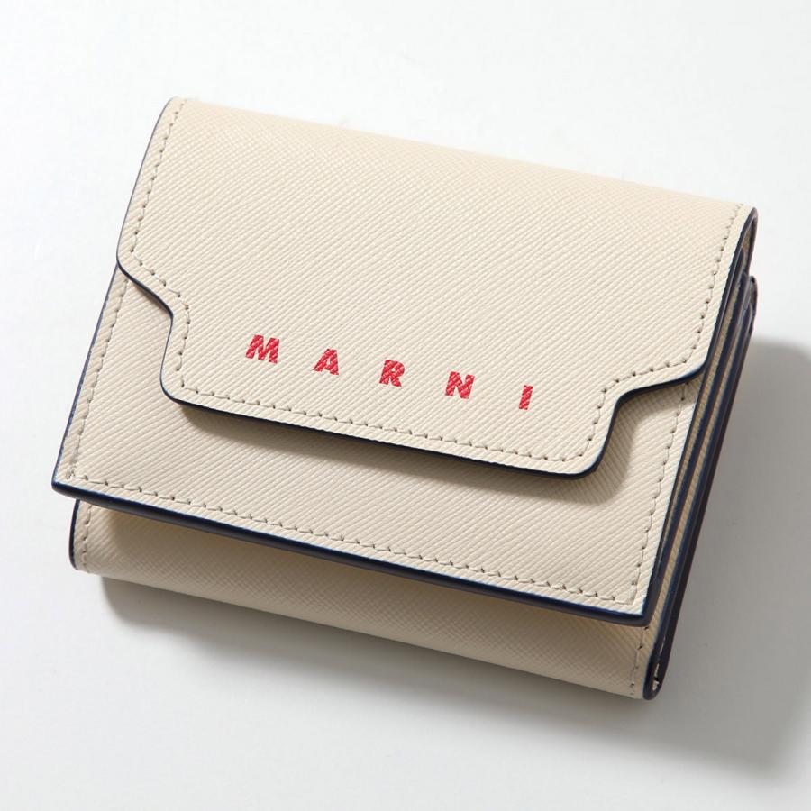 楽天市場】MARNI マルニ FLAP SQUARED WALLET 三つ折り財布