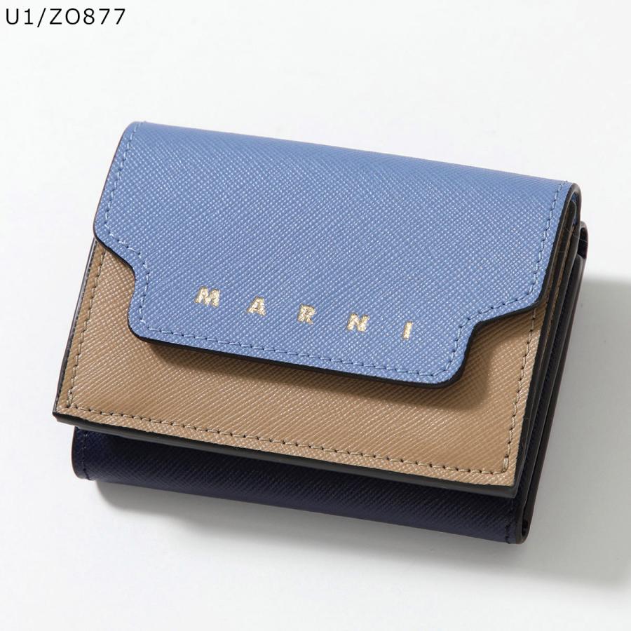 MARNI マルニ 三つ折り財布 PFMO0125U0 PFMO0125U1 LV520 レディース