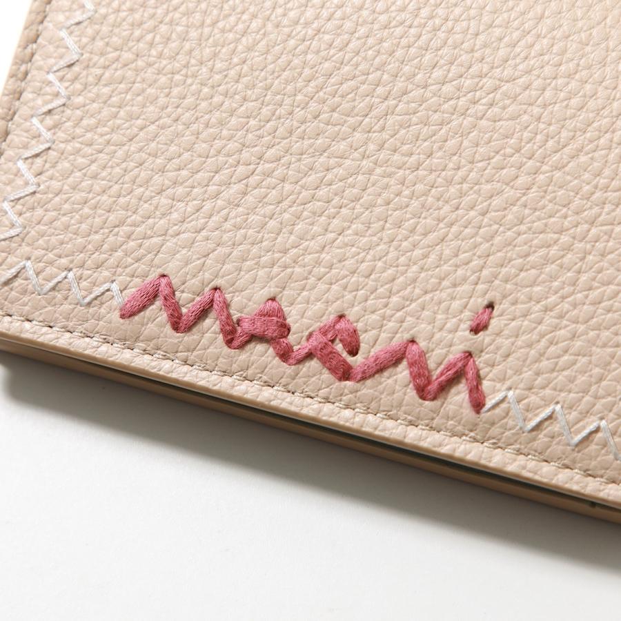 MARNI マルニ 二つ折り財布 PFMOQ14Q11 P6533 レディース ロゴ MARNI マルニ 二つ折り財布 PFMOQ14Q11 P6533 レディース ロゴ