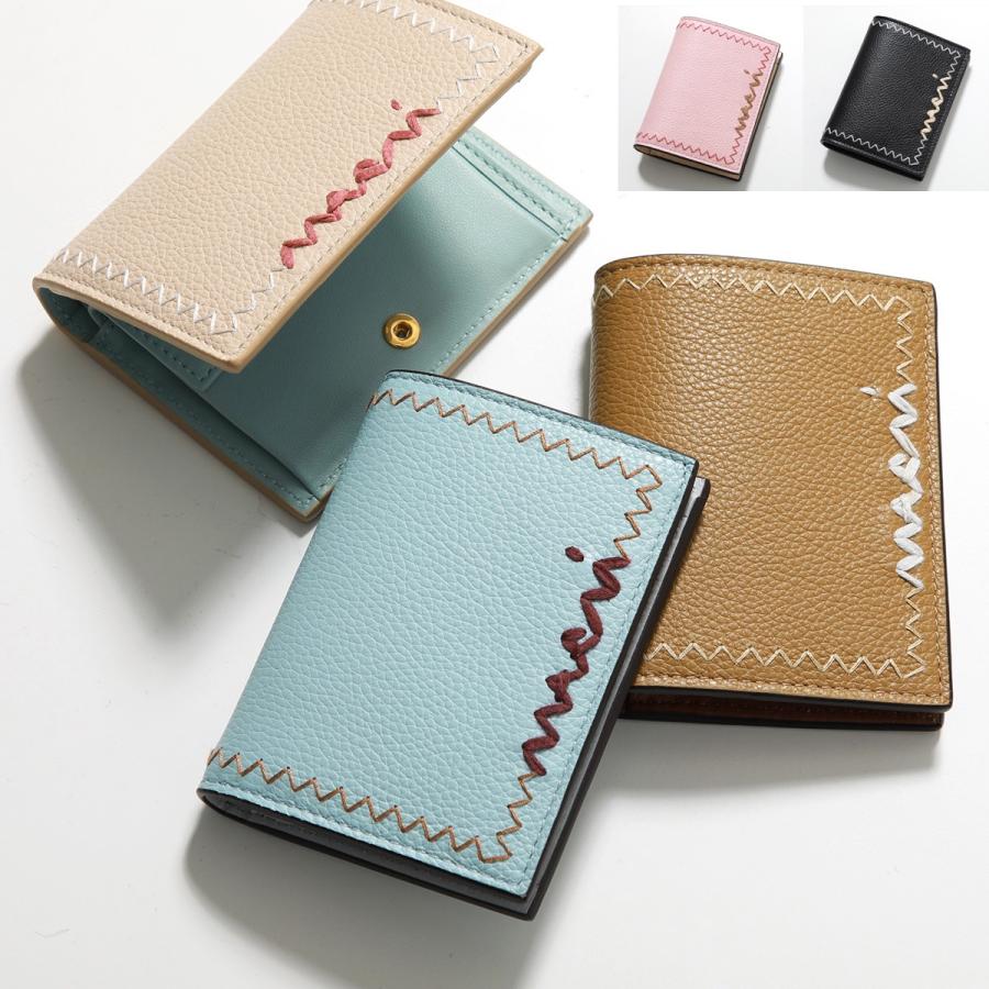 MARNI マルニ 二つ折り財布 PFMOQ14Q11 P6533 レディース ロゴ MARNI マルニ 二つ折り財布 PFMOQ14Q11 P6533 レディース ロゴ