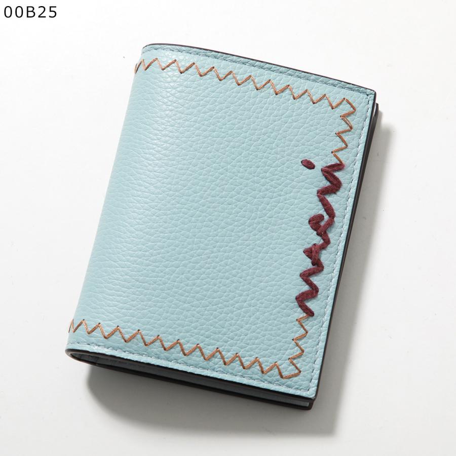 【新品未使用】MARNI マルニ　二つ折財布 MARNI マルニ 財布 二つ折り財布 モスストーン グリーン