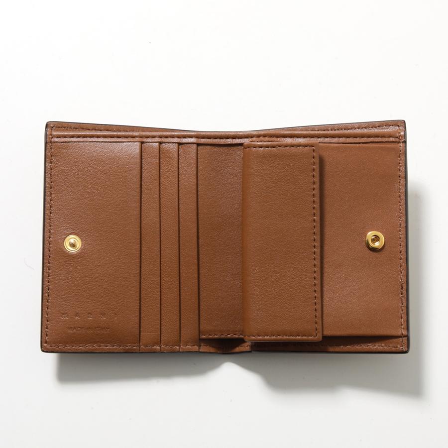 MARNI マルニ 二つ折り財布 PFMOQ14Q11 P6533 レディース ロゴ MARNI マルニ 二つ折り財布 PFMOQ14Q11 P6533 レディース ロゴ