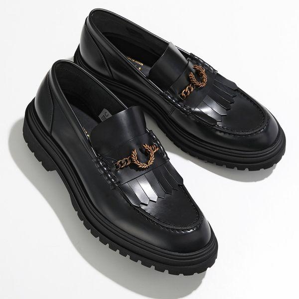 FRED PERRY フレッドペリー ローファー FP CHAIN LOAFER LEATHER B8346 