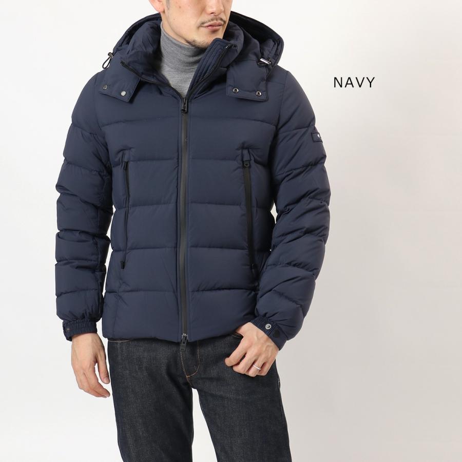 TATRASフード付きダウンジャケット ネイビーボルボレ