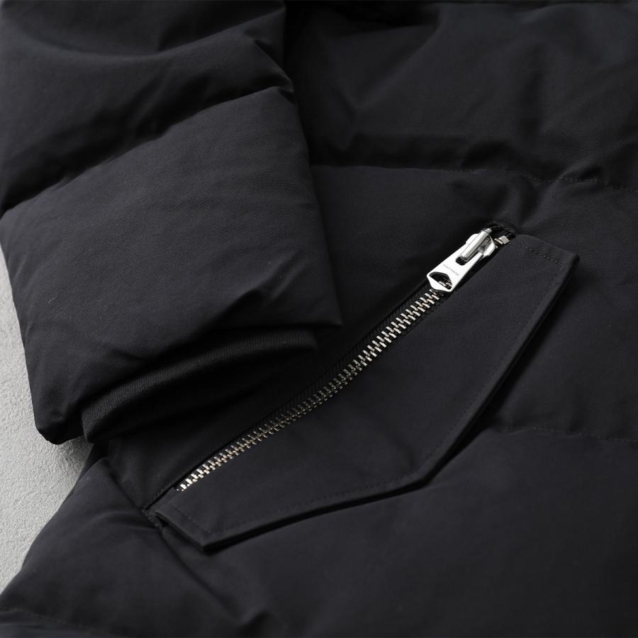MACKAGE マッカージュ ダウンコート ANTOINE メンズ フード スタンドカラー アウター ロゴ BLACK | Mackage | 11
