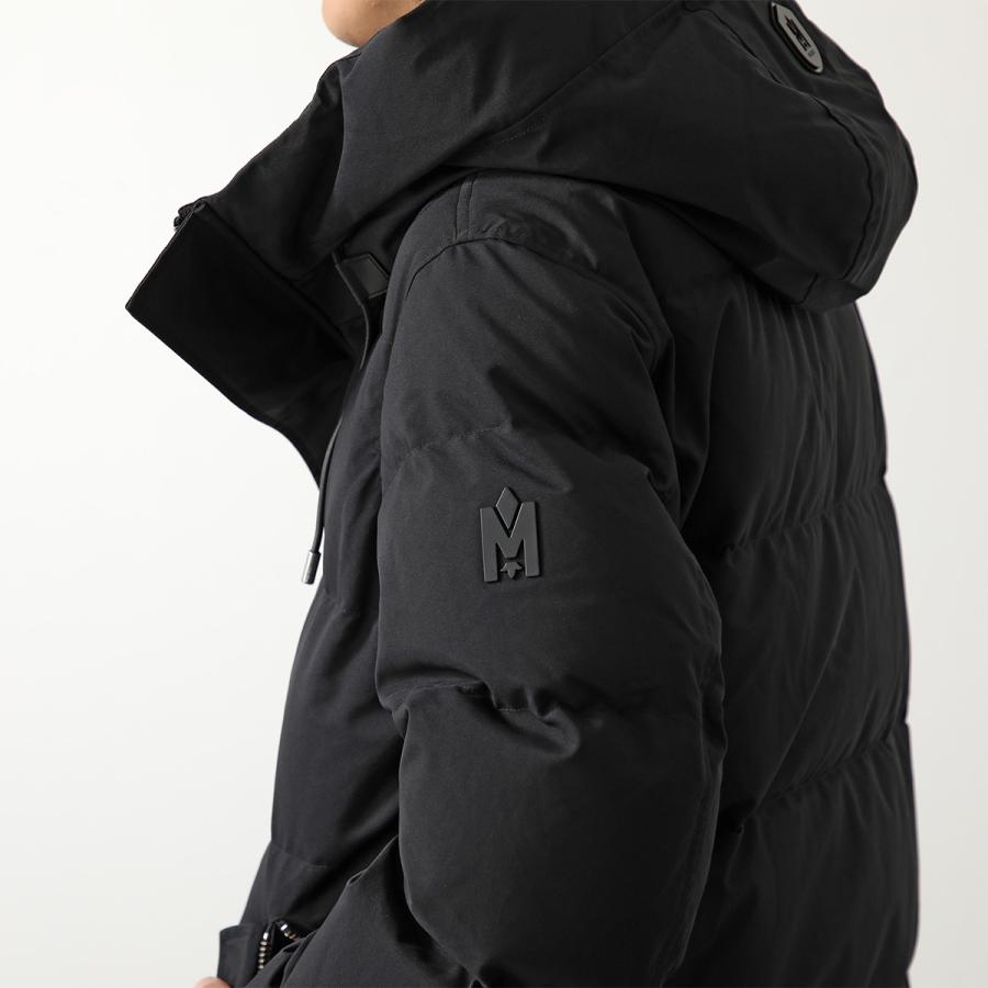 MACKAGE マッカージュ ダウンコート ANTOINE メンズ フード スタンドカラー アウター ロゴ BLACK | Mackage | 07