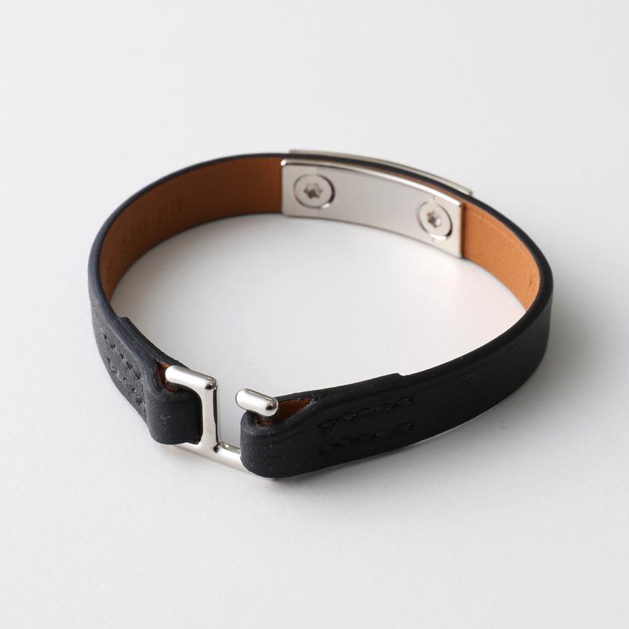 美品 HERMES レザーブレスレット リヴァルミニ 【公式通販】