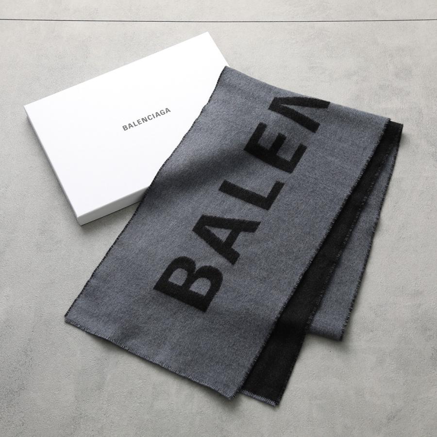 BALENCIAGA バレンシアガ マフラー 530047 420B0 メンズ ウール  