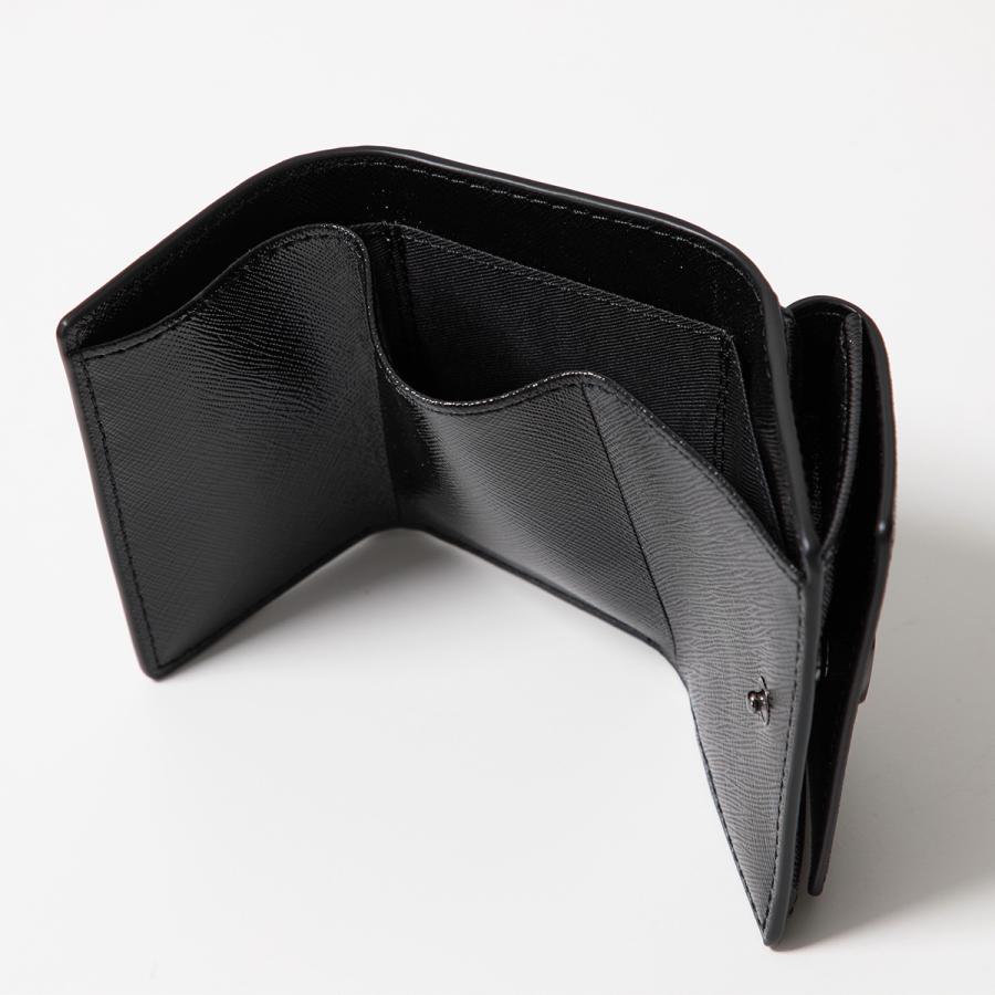 MARC JACOBS マークジェイコブス THE MINI TRIFOLD WALLET 2F3SMP049S07 三折財布小銭入付き BLACK レディース MARC JACOBS（マーク・ジェイコブス） 三つ折り財布 Snapshot スナップ