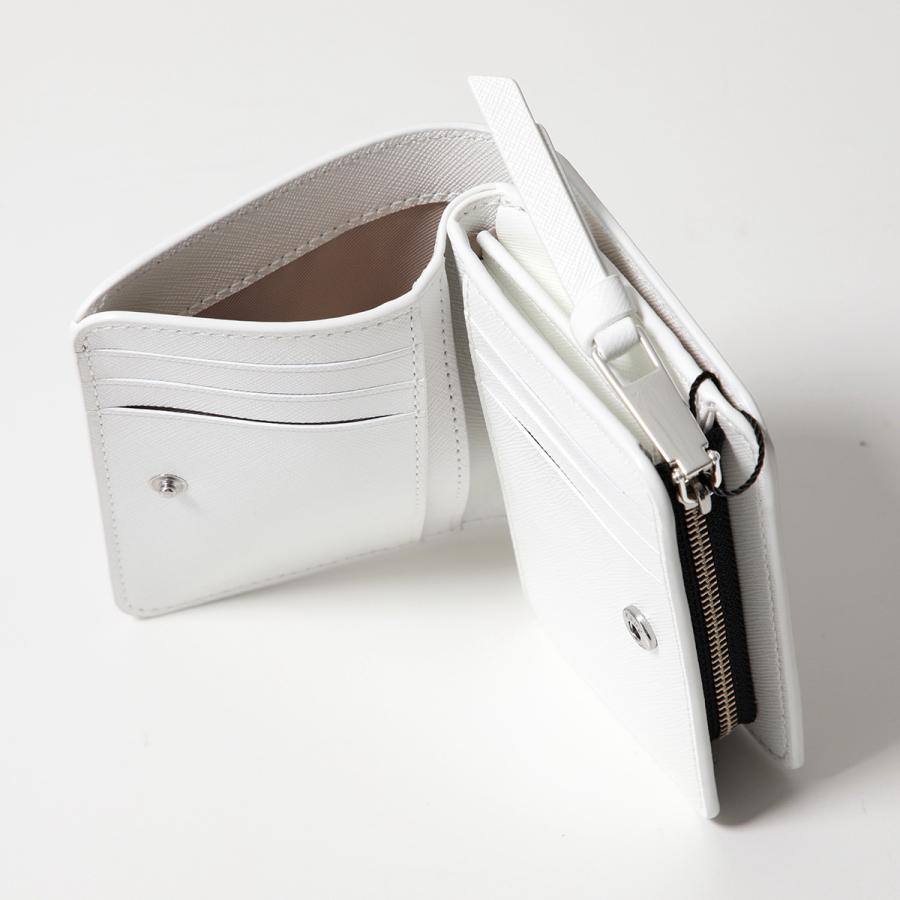 MARC JACOBS マークジェイコブス 二つ折り財布 小銭入付き 2F3SMP051S07 100 THE MINI COMPACT WALLET レディース ホワイト MARC JACOBS（マーク・ジェイコブス） 二つ折り財布 Snapshot スナップ