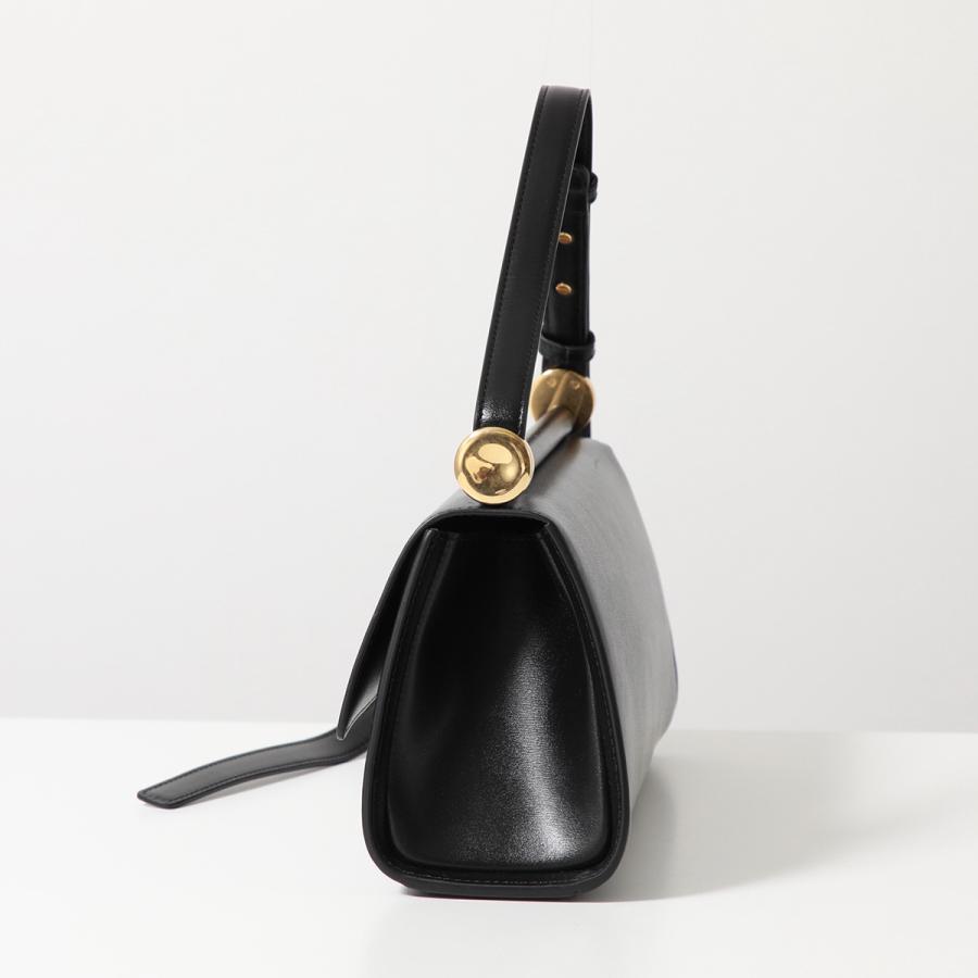 JIL SANDER ジルサンダー GHOST SQUARE ゴースト 2WAYバッグ ショルダーバッグ ハンドバッグ ブラック レザー ゴールド金具 JIL SANDER（ジルサンダー） ショルダーバッグ GHOST ゴースト