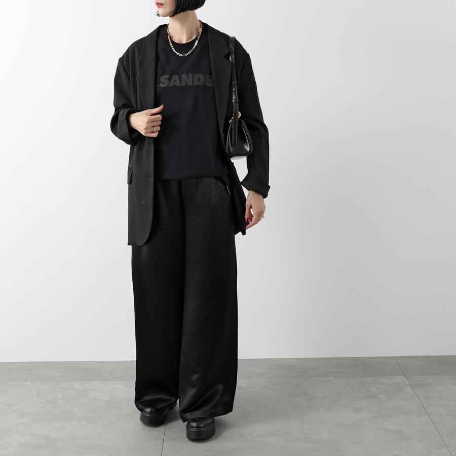 JIL SANDER ジルサンダー Tシャツ J21GC0168 J20243 メンズ 半袖 カットソー ロゴT クルーネック コットン オーバーサイズ カラー2色の画像
