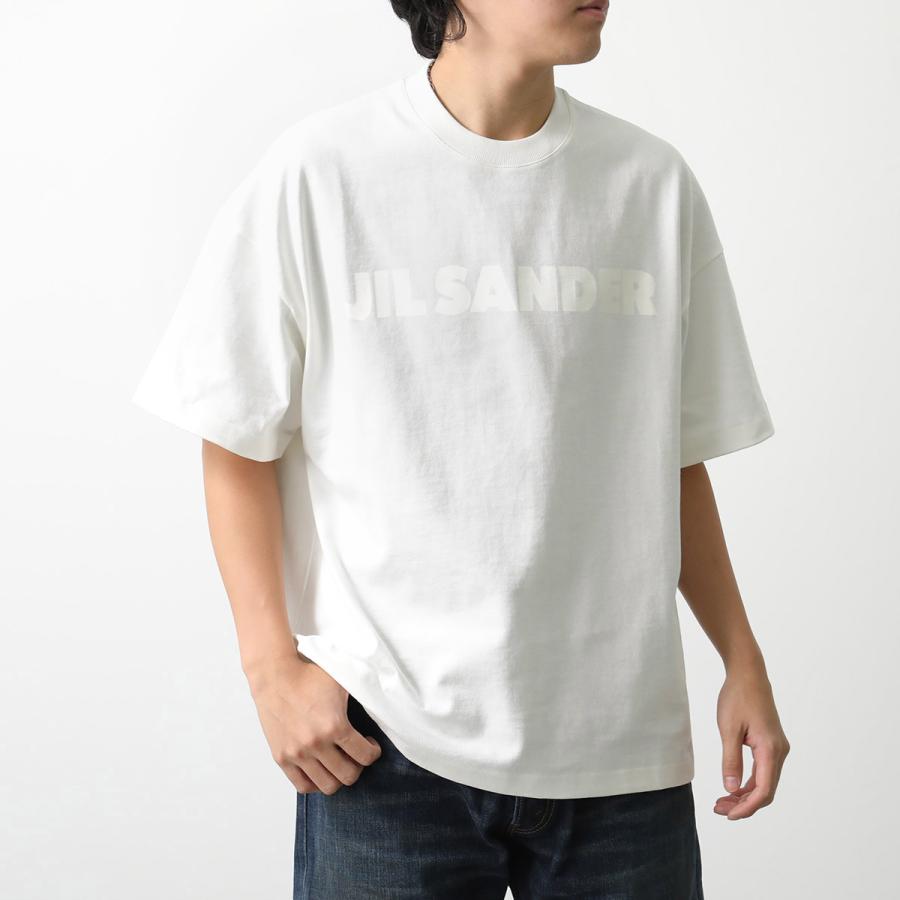 JIL SANDER オーバーサイズ ニットTシャツ JIL SANDER（ジルサンダー） スウェット 半袖 クルーネック Tシャツ
