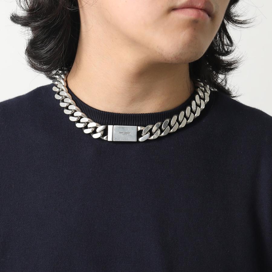 SAINT LAURENT サンローラン ネックレス METAL CURB CHAIN SAINT LAURENT サンローラン ネックレス METAL CURB CHAIN