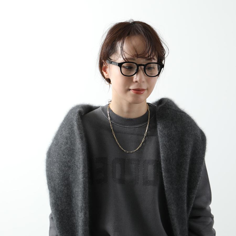 SAINT LAURENT サンローラン メガネ SL 630/J レディース ウェリントン型 セルフレーム クリアフレーム 黒縁 眼鏡 メタルロゴ アイウェア カラー3色_6