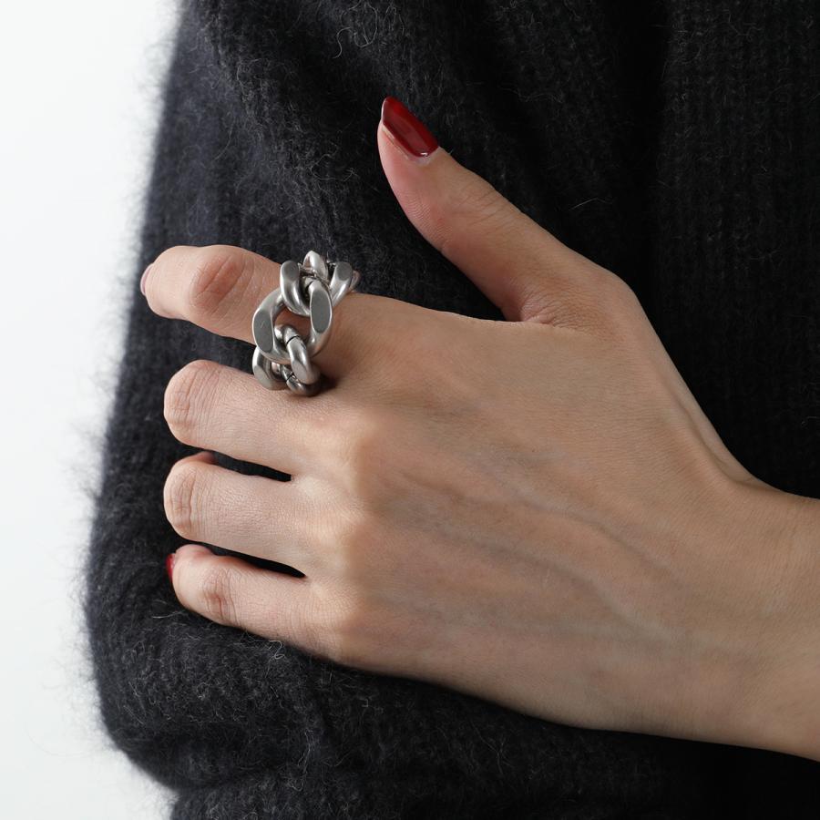 ジルサンダーJil sanderチェーンリングサイズ M RING指輪レディース