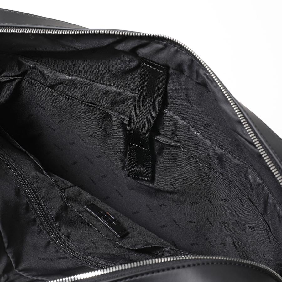 バッグ BOSS BOSS - One-shoulder backpack in grained faux leather - Black