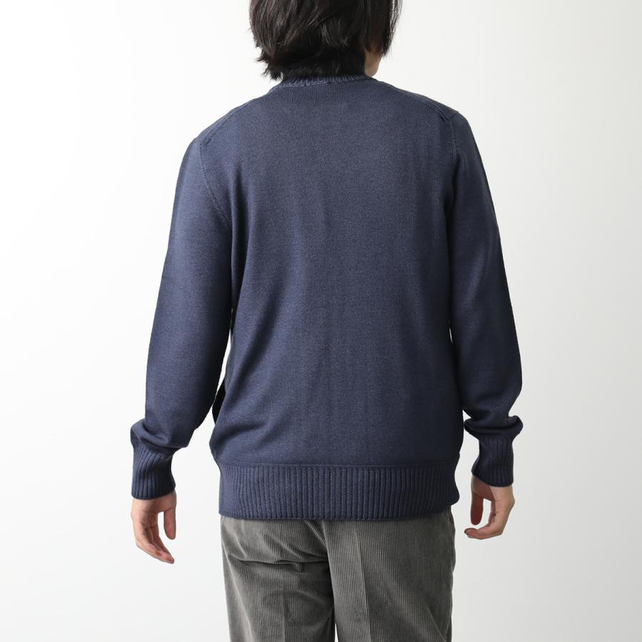 DRUMOHR（ドルモア） ジップアップニット D8M202AL メンズ ウール リブ