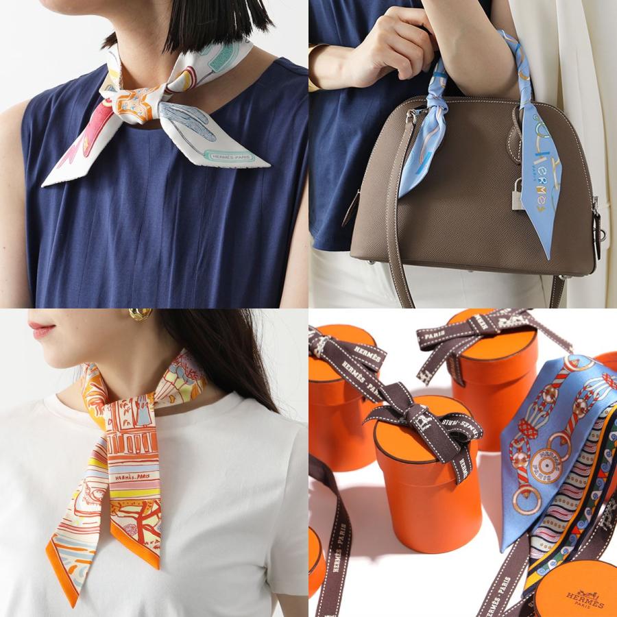 HERMES（エルメス） ツイリー スカーフ 063803S chevaux en liberte