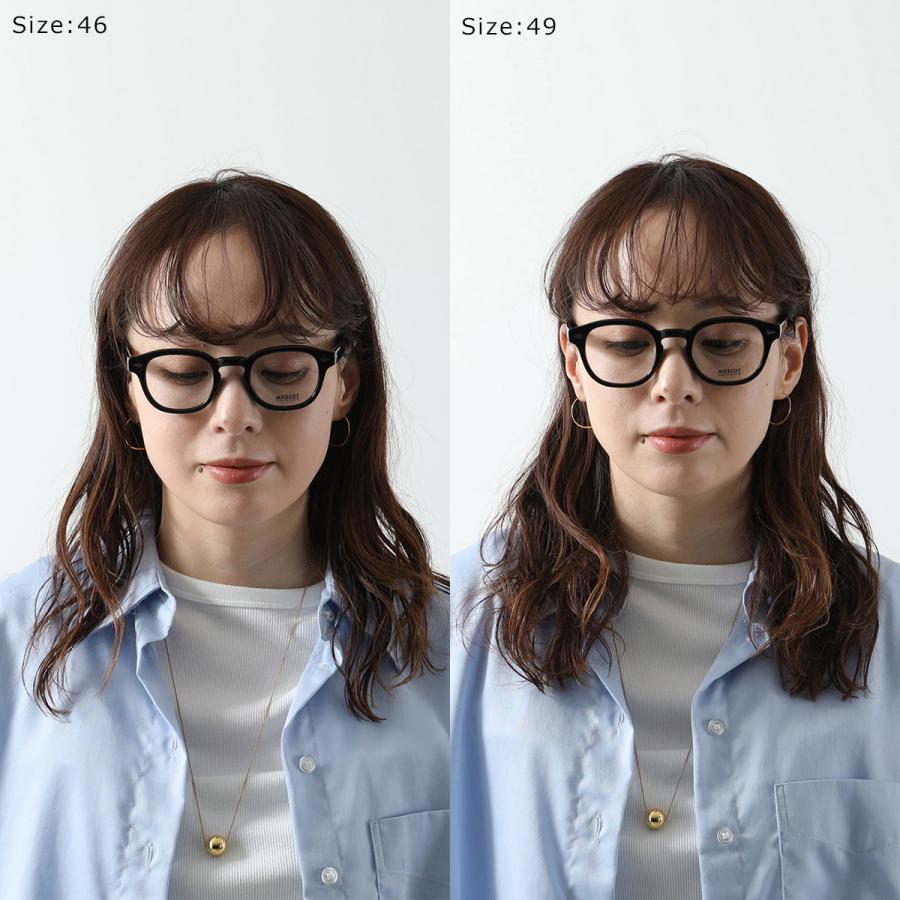 MOSCOT モスコット メガネ LEMTOSH レムトッシュ レディース ウェリントン型 クリアフレーム めがね 眼鏡 伊達メガネ 黒縁 セルフレーム アイウェアの画像