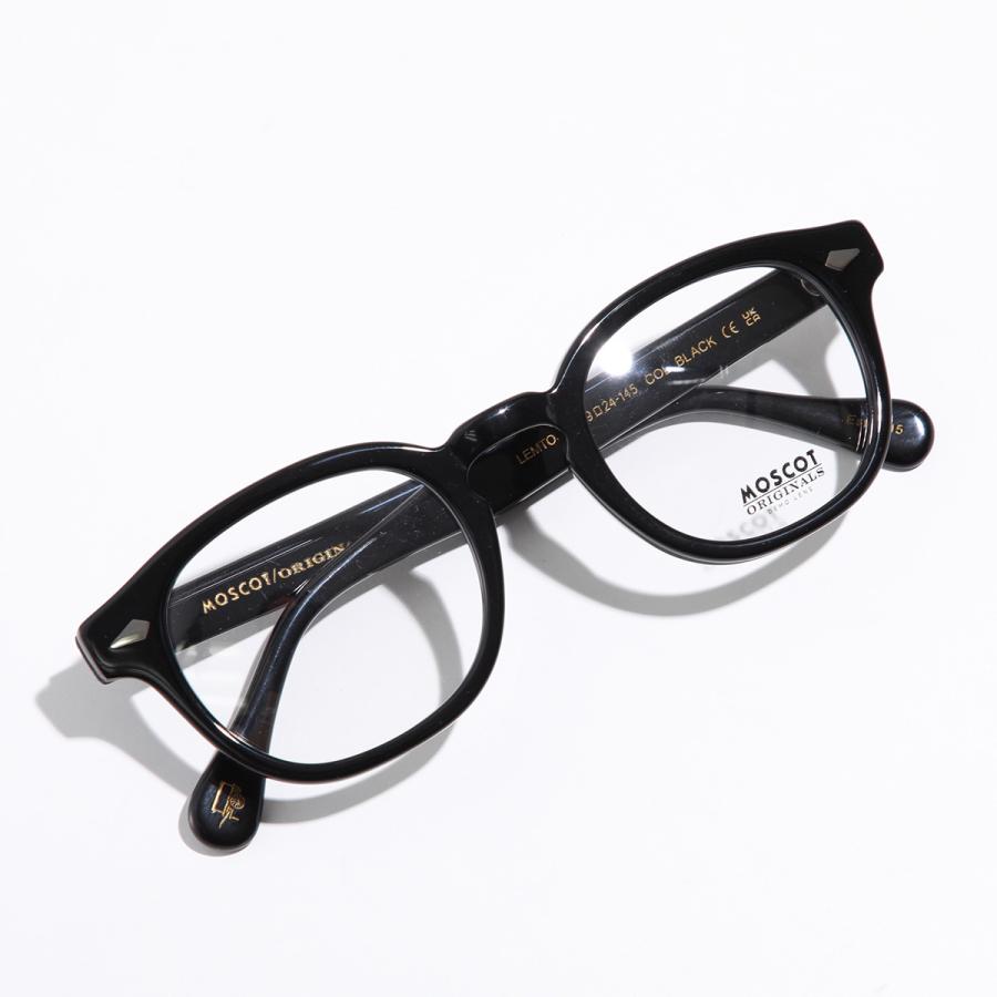 MOSCOT モスコット メガネ LEMTOSH レムトッシュ レディース ウェリントン型 クリアフレーム めがね 眼鏡 伊達メガネ 黒縁 セルフレーム アイウェアの画像