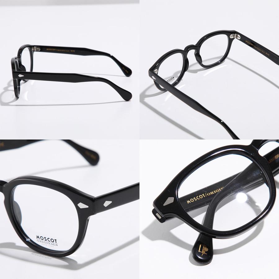 MOSCOT モスコット メガネ LEMTOSH レムトッシュ レディース ウェリントン型 クリアフレーム めがね 眼鏡 伊達メガネ 黒縁 セルフレーム アイウェアの画像