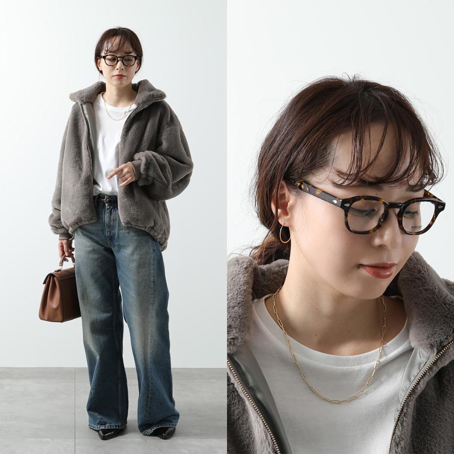 MOSCOT モスコット メガネ LEMTOSH レムトッシュ レディース ウェリントン型 クリアフレーム めがね 眼鏡 伊達メガネ 黒縁 セルフレーム アイウェアの画像