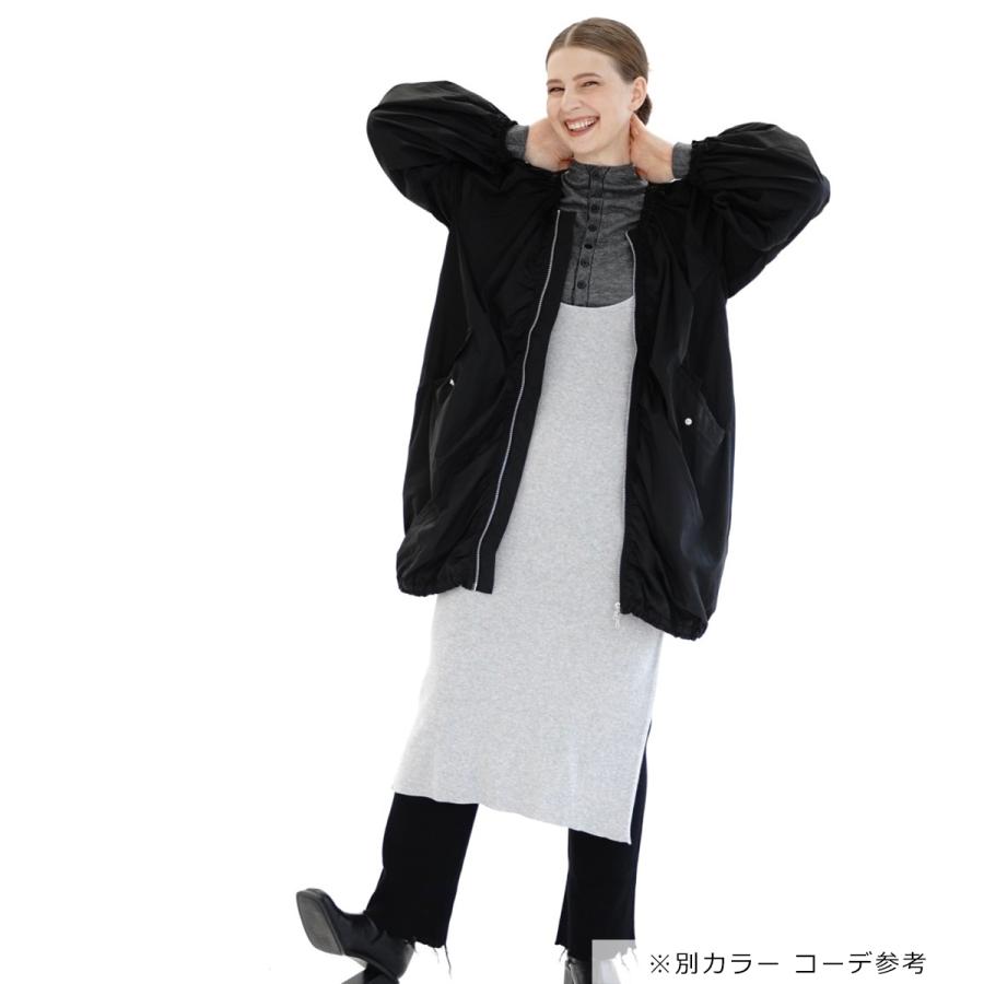 ANTHOMアントム　ニットワンピ　ブラック　38 新品未使用品 ANTHOM アントム ニット ワンピース A30531 レディース Uネック
