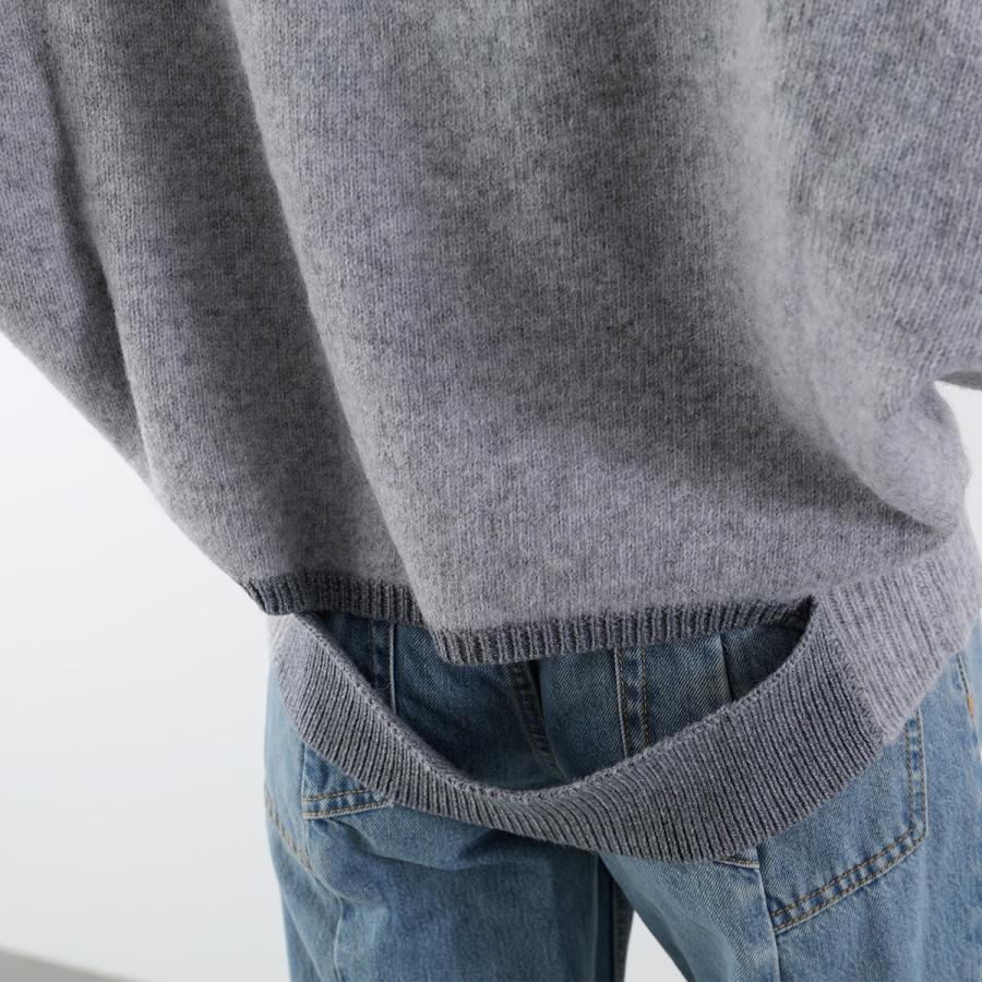 アディアム　2023　ニットショートカーディガン　2way　クロップド　Vネック b124w.jpg